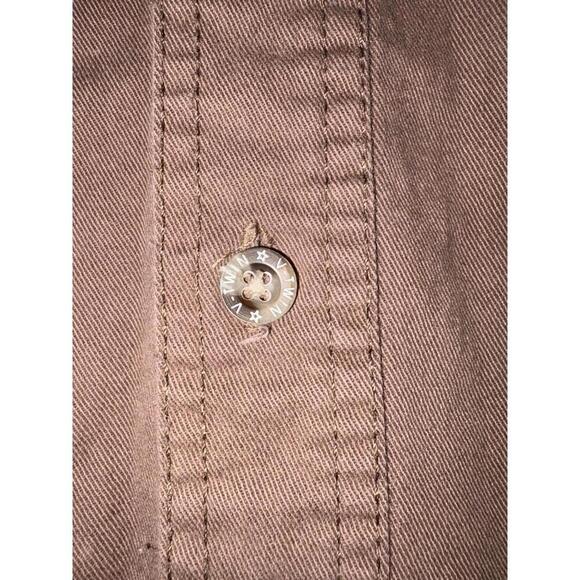 VTG Sturgis Shirt Vest Mens Large Brown Button Twin V Hog Biker Motorcycle '08 - Picture 2 of 12